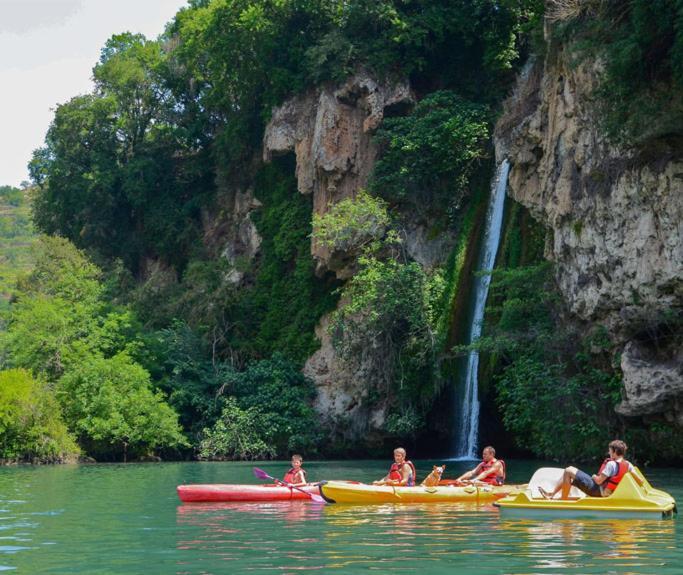 Camping Cascade Aveyron Saint-Rome-de-Tarn 외부 사진
